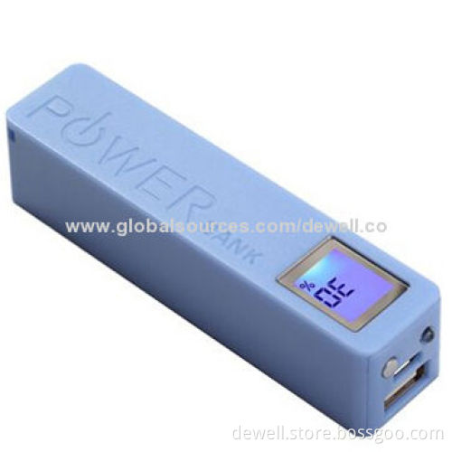 Perfume LED Display 1,200mAh USB Mobile Phone Charger, Plastic Case